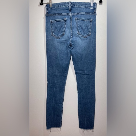 MOTHER Jeans Women’s Size 25 High Waisted Looker Ankle Fray in Walking on Coals - Picture 6 of 14